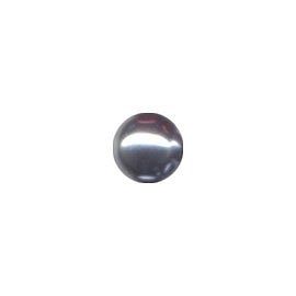 Skleněné voskované perly, sv. šedé, 8mm, 36ks