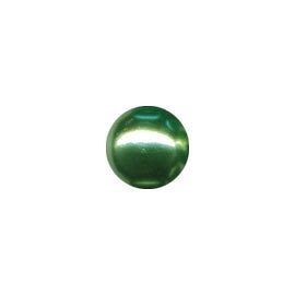 Skleněné voskované perly, sv. zelené, 6mm, 36ks
