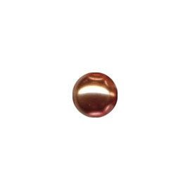 Skleněné voskované perly, bronzové, 8mm, 36ks