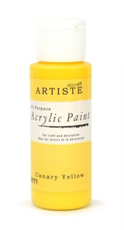 Akrylová barva Artiste, kanárkově žlutá, 59 ml, DOA763202