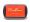 Razítkovací polštářek hobby,10 x 6 cm, oranžový
