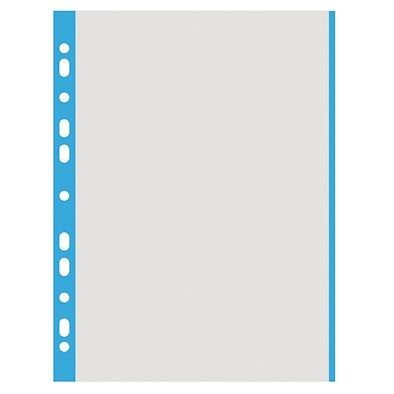 Zakládací obal U A4, eurozávěs, modrý okraj, na ks