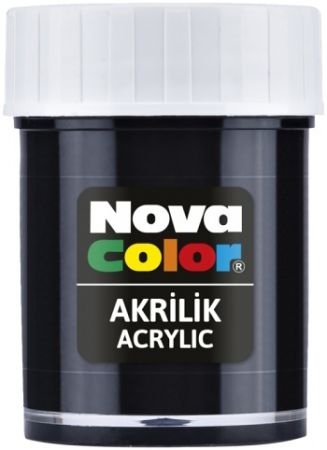 Barva akrylová 30ml černá NC-174