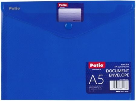 Desky s drukem Patio A5 s ident.modré