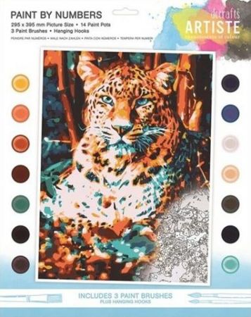 Malování podle čísel DOA 550713 - Resting Leopard