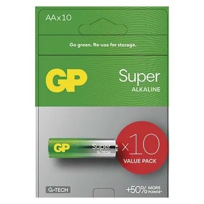 GP Alkalická baterie GP Super AA (LR6) - 10kusů