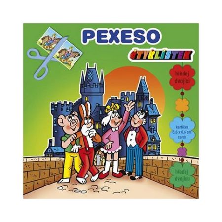 Pexeso sešitové s maxi kartičkami Čtyřlístek