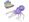 Chobotnice se třpytkami, 18 cm