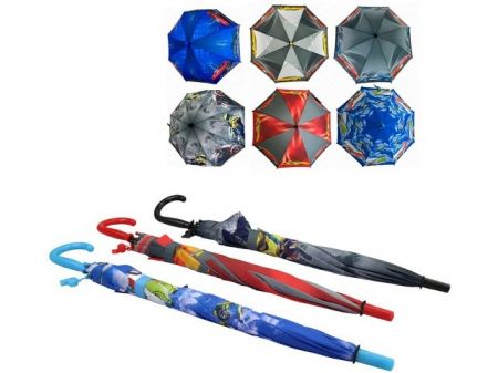 Deštníky s píšťalkou pro kluky 50 cm