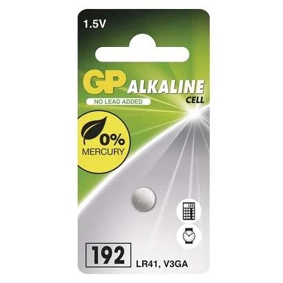 GP Alkalická knoflíková baterie GP 192F (LR41)