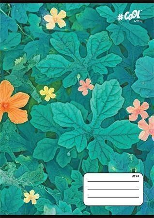 Sešit &quot;Floral Garden&quot; 21-32, mix motivů, A5, linkovaný, 32 listů, COOL BY VICTORIA