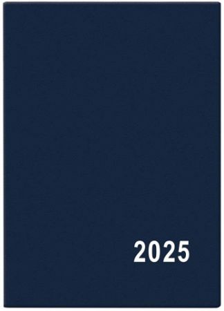 Diář měsíční - Anežka - PVC - modrá 2025 / 7cm x 10cm / BMA1-1-25