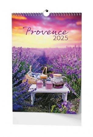 Kalendář nástěnný Provence - A3 2025 / 32cm x 45cm / BNG14-25