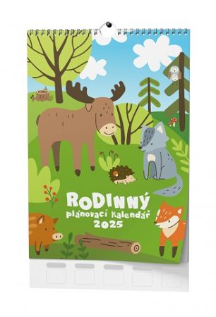 Nástěnný kalendář - Rodinný plánovací kalendář - A3 2025
