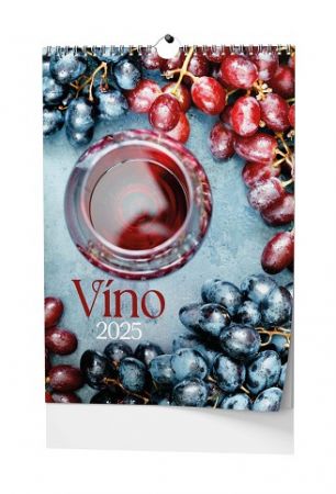Nástěnný kalendář - Víno - A3 2025