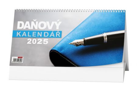 Kalendář stolní pracovní Daňový 2025 / 30cm x 15cm / BSC1-25