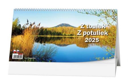 Kalendář stolní čtrnáctidenní Z toulek 2025 / 30cm x 15cm / BSH2-25
