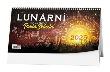 Kalendář stolní týdenní Lunární kalendář Pavla Skácela 2025 / 30cm x 15cm / BSC8-25