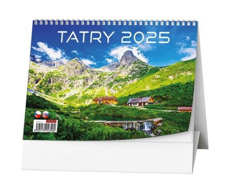 Kalendář stolní týdenní Tatry 2025 / 21cm x 15cm / BSI3-25