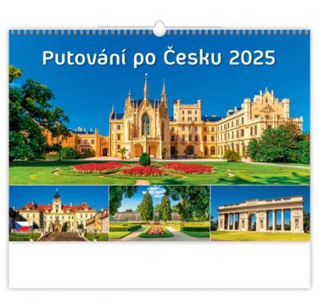 Kalendář nástěnný Putování po Česku 2025 / 45cm x 38,5cm / N108-25
