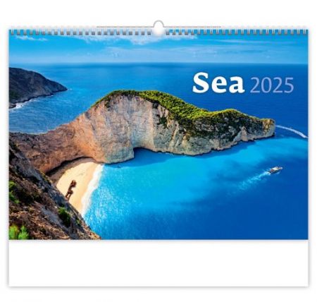 Kalendář nástěnný Sea 2025 / 45cm x 38,5cm / N131-25