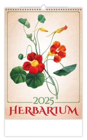 Kalendář nástěnný Herbarium 2025 / 31,5cm x 52cm / N144-25