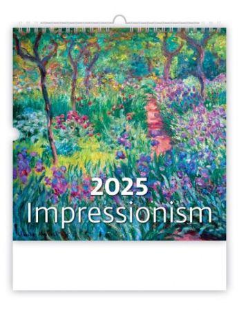 Kalendář nástěnný Impressionism 2025 / 30cm x 37cm / N165-25
