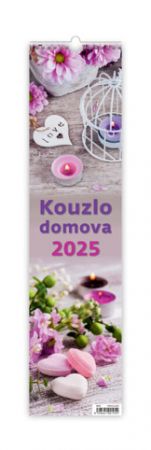 Kalendář nástěnný Kouzlo domova 2025 / 12cm x 48cm / N191-25