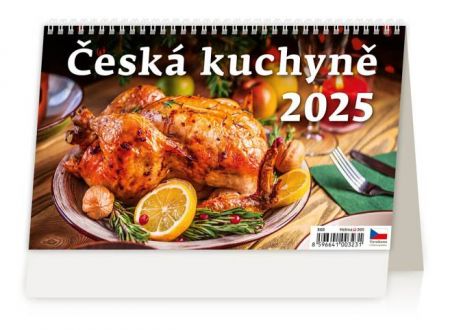 Kalendář stolní Česká kuchyně 2025 / 22,6cm x 17,3cm / S03-25