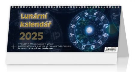 Kalendář stolní Lunární kalendář 2025 / 32,1cm x 17,2cm / S18-25