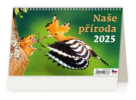 Kalendář stolní Naše příroda 2025 / 22,6cm x 17,3cm / S22-25