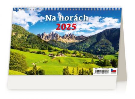 Kalendář stolní Na horách – 14denní 2025 / 22,6cm x 17,3cm / S29-25