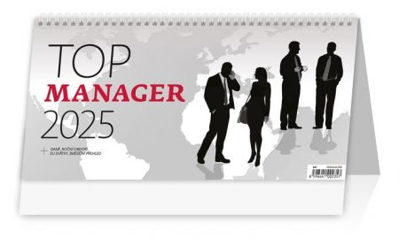 Kalendář stolní Top Manager 2025 / 32cm x 19,8cm / S61-25