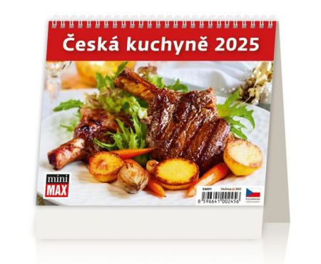 Kalendář stolní MiniMax Česká kuchyně 2025 / 17,1cm x 16,8cm / SM01-25
