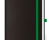 Diář denní A5 Black Green s poutkem na propisku 2025 / 14,5cm x 20,5cm / DB422-3-25