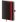 Diář týdenní kapesní Black Red s poutkem na propisku 2025 / 9cm x 14cm / DB436-1-25