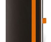 Diář týdenní kapesní Black Orange s poutkem na propisku 2025 / 9cm x 14cm / DB436-5-25