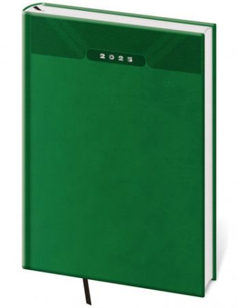 Diář týdenní B5 Print Classic - zelená 2025 / 17cm x 24cm / DP413-04-25