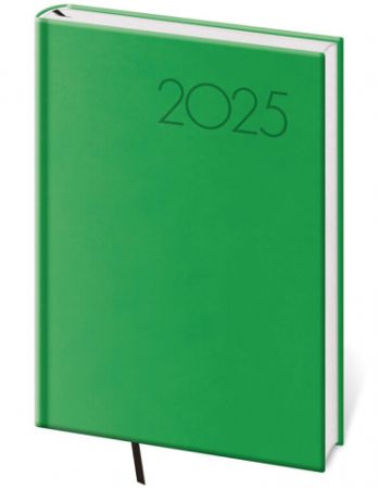 Diář denní A5 Print Pop - světle zelená 2025 / 14,5cm x 20,5cm / DP422-08-25