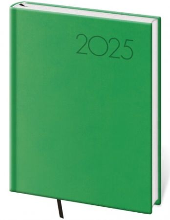 Diář denní B6 Print Pop - světle zelená 2025 / 12cm x 16,5cm / DP432-08-25