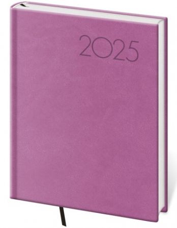 Denní diář B6 Print Pop fialový 2025 (DP432-12-25)