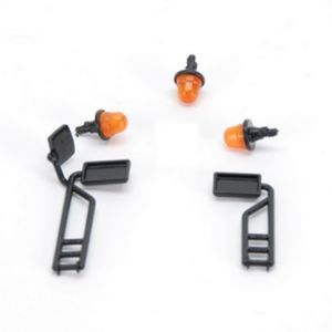 -BRUDER 42164 - ZRCÁTKA a MAJÁČKY pro KOMBAJN JOHN DEERE 02132 2132 NÁHRADNÍ DÍL - DOPLŇEK