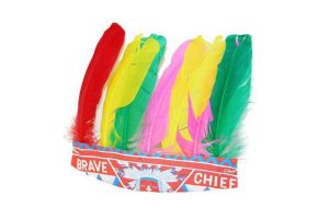 Čelenka indiánská (karnevalový-indiánský-doplněk)