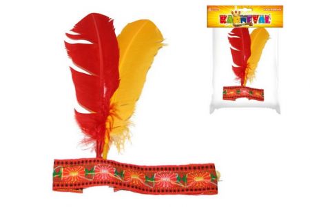 Karnevalová čelenka indiánská RYBANA (indián)