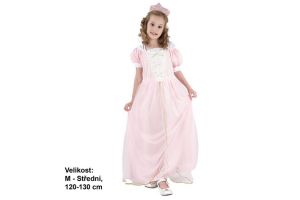 Kostým na karneval ŠÍPKOVÁ RŮŽENKA 120-130cm 5-9let (šaty na karneval)