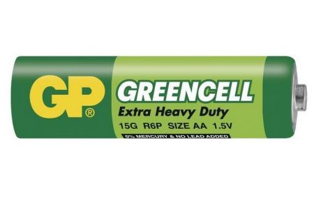 -Baterie AA tužková 1,5V 1 kus GP Greencell (GP R6) Zinkochloridová baterie