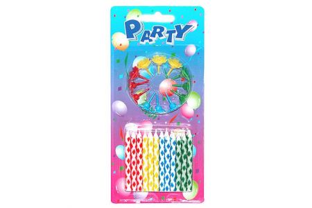 Svíčky 24ks se stojánkem