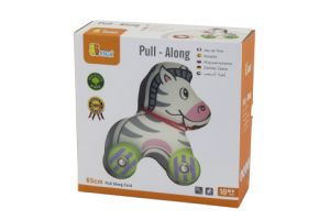 Dřevěná tahačka - zebra