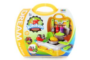 Sada v kufru sporák s doplňky