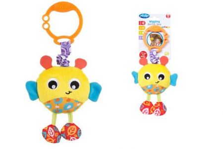 Playgro Vrnící včelka s klipem 0m+